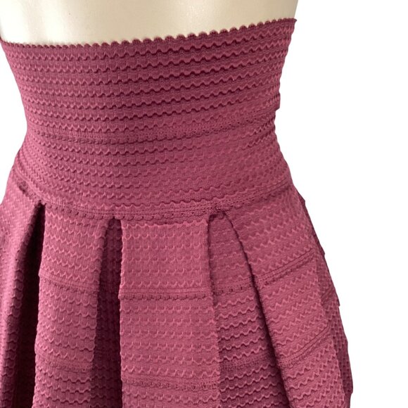 Girls From‎ Savoy Anthropologie Skirt Size X-Small/Small Textured A-Line - Picture 4 of 8